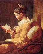 A Young Girl Reading